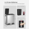 Atkritumu separators 54 litri (3 x 18 l) - Image 5